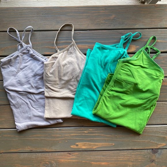 Derek Heart Tops - SOLD Set of 4 Layering Camisole Tank Tops sz M